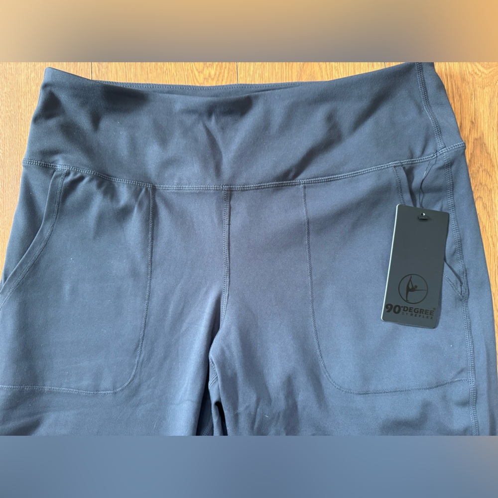90 Degree By Reflex Charcoal Track Pants - Picture 2 of 5